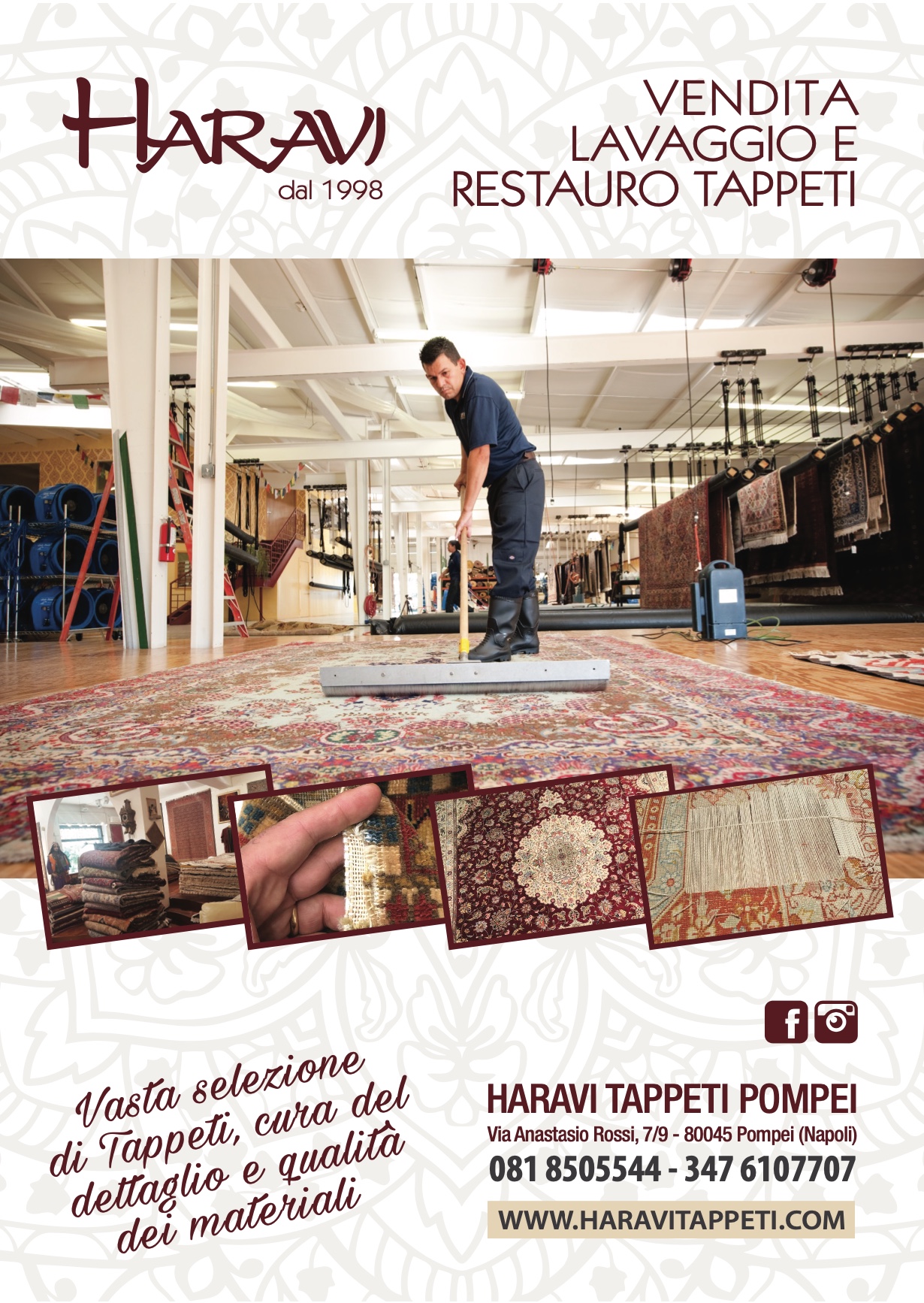 Lavaggio e restauro tappeti persiani Napoli